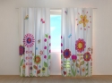 Photo curtains Flowers and Sun