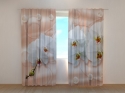 Photo curtains White Orchids on Silk