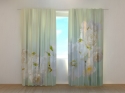 Photo curtains Mint Roses