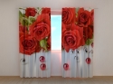 Photo curtains Rose and Beads