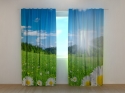 Photo curtains Springtime in the Alps