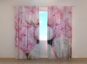 Photo curtains Elegant Pink Peonies