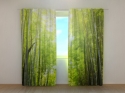 Photo curtains Bamboo Forest at Sunset