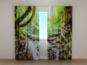 Photo curtains Manora Waterfall in Tropical Jungle