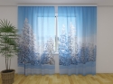 Photo curtains Christmas Forest