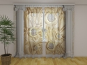 Photo curtains Greek Columns and Silk Background