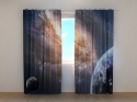Photo curtains Earth in Space