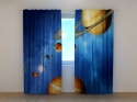Photo curtains Solar System