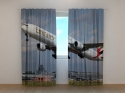 Photo curtains Plane