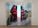 Photo curtains Red Motorbike Honda