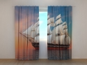Photo curtains Big Sailing-ship