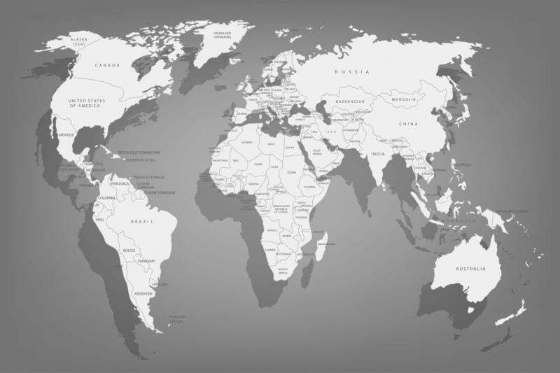 PRECE : A political map of the World