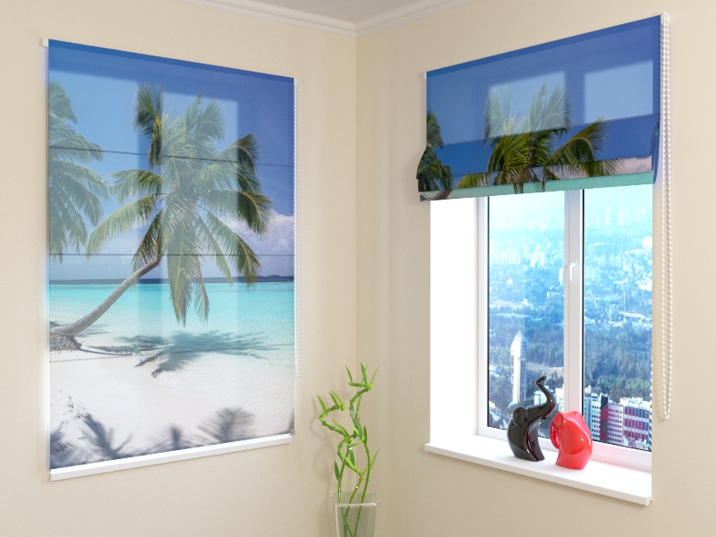 Roman Blind Amazing beach