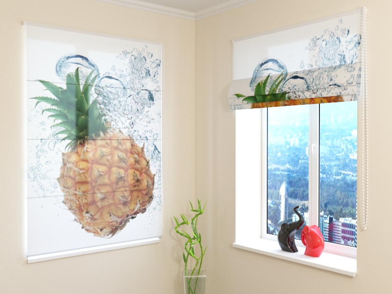 Roman Blind Fresh Pineapple