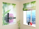 Roman Blind Orchids and Sun