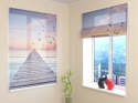 Roman Blind Sunrise on the Sea 2