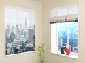 Roman Blind New York in Black and White