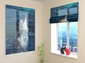 Roman Blind Two dolphins