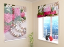 Roman Blind Roses and Pearls