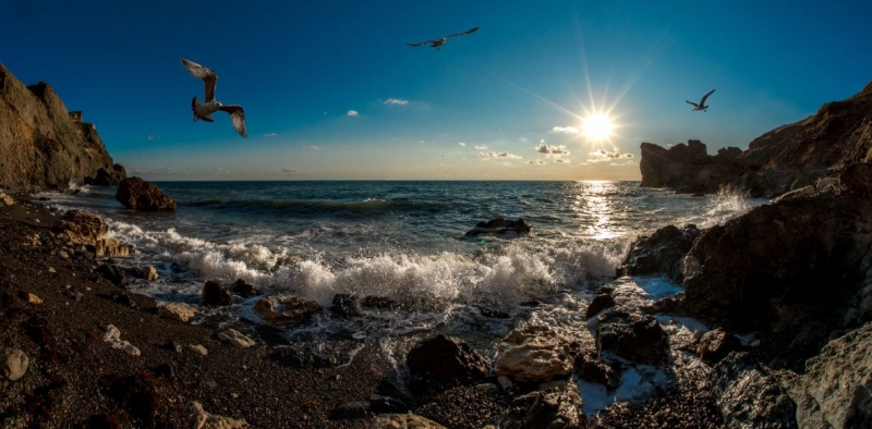 Sea landscape Crimea