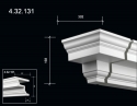 4.32.131  Polyurethane decorative elements
