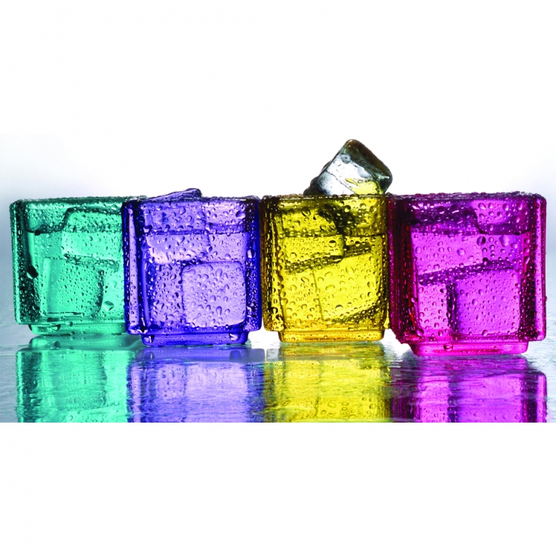 Glass with ice