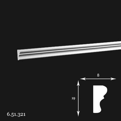 6.51.321 Poliuretāna moldings