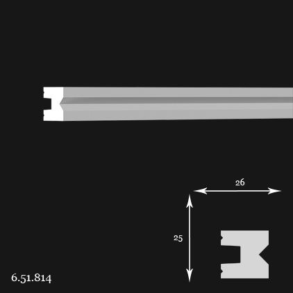 6.51.814 Poliuretāna moldings