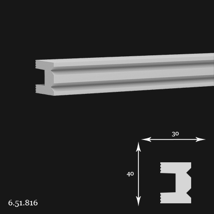 6.51.816 Poliuretāna moldings