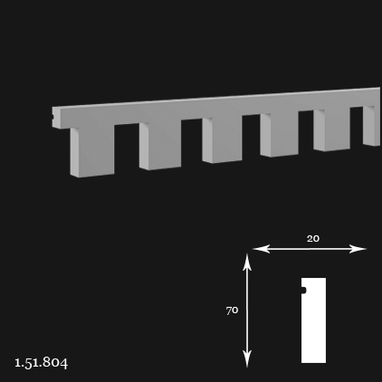 1.51.804 Polyurethane moulding