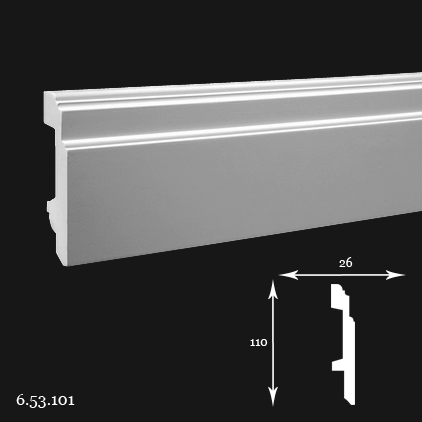 6.53.101 Polyurethane floor plinth