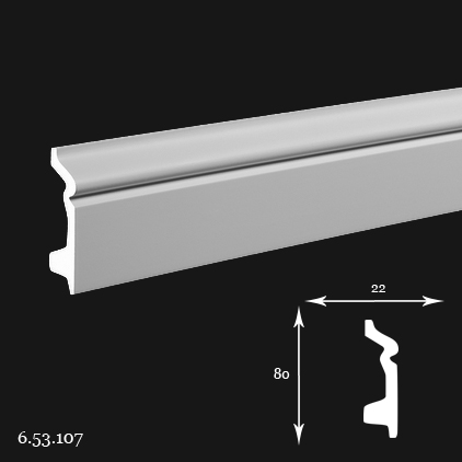 6.53.107 Polyurethane floor plinth