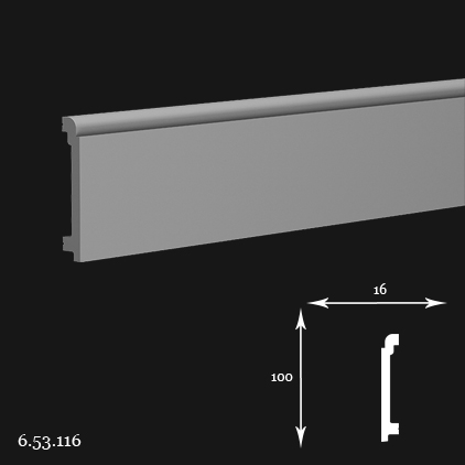 6.53.116 Polyurethane floor plinth